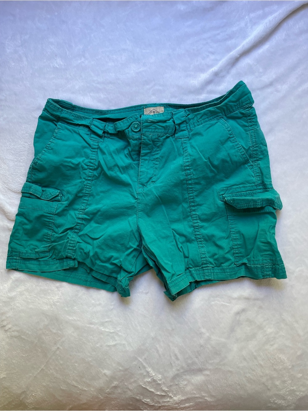 St. John's Bay Teal Cargo Shorts